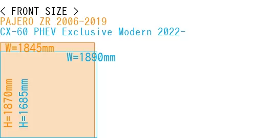 #PAJERO ZR 2006-2019 + CX-60 PHEV Exclusive Modern 2022-